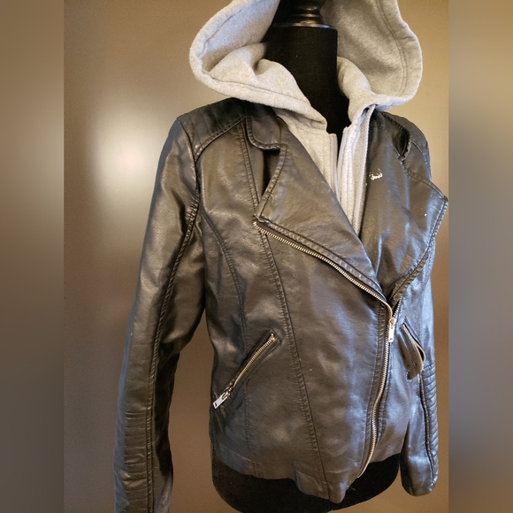 Streetwear Society Faux Leather Biker style Jacket - Used - Picture 2 of 8